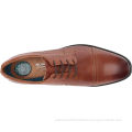 Nunn Bush Men's Dixon Cap Toe Oxford with KORE Comfort Walking Technology, COGNAC, 8.5 Wide US